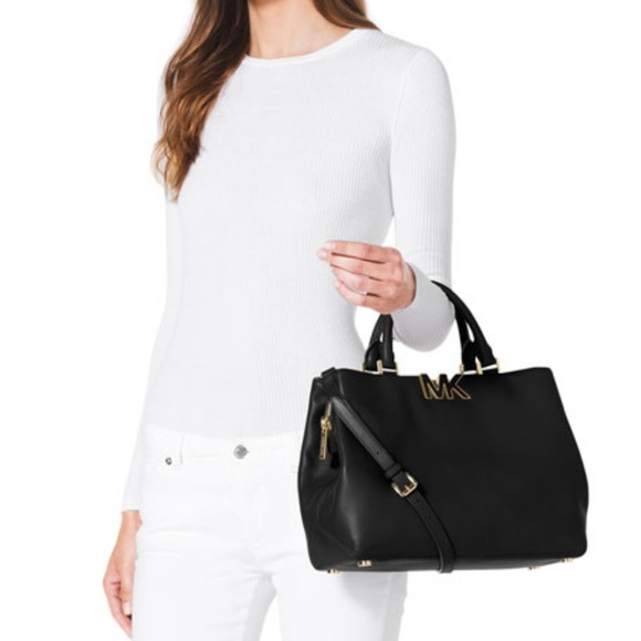 Michael Kors Florence Satchel- Dark Dune - Picture 7 of 7